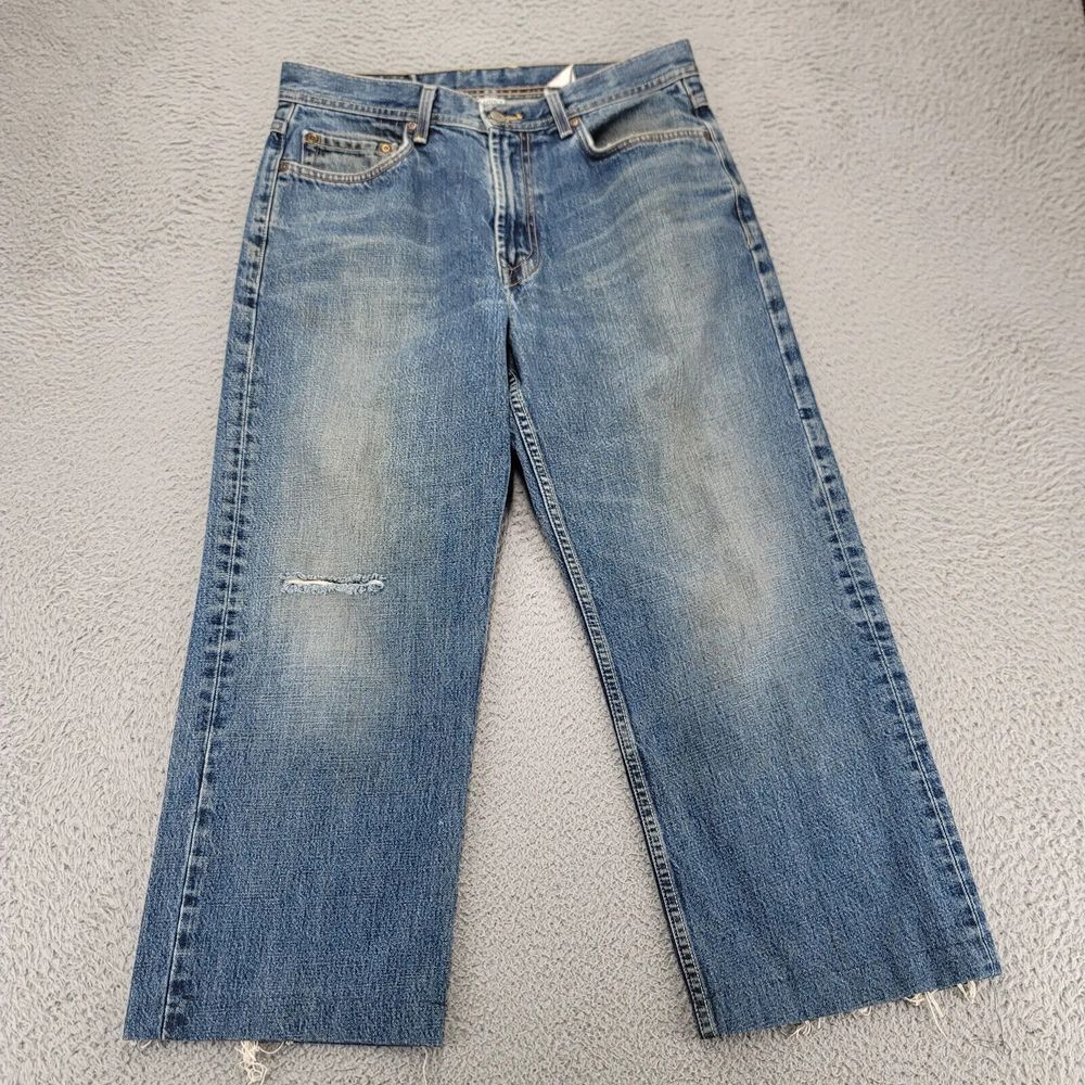 Lucky Brand Jeans Mens 33x24* Blue Denim Vintage American Made Medium Wash